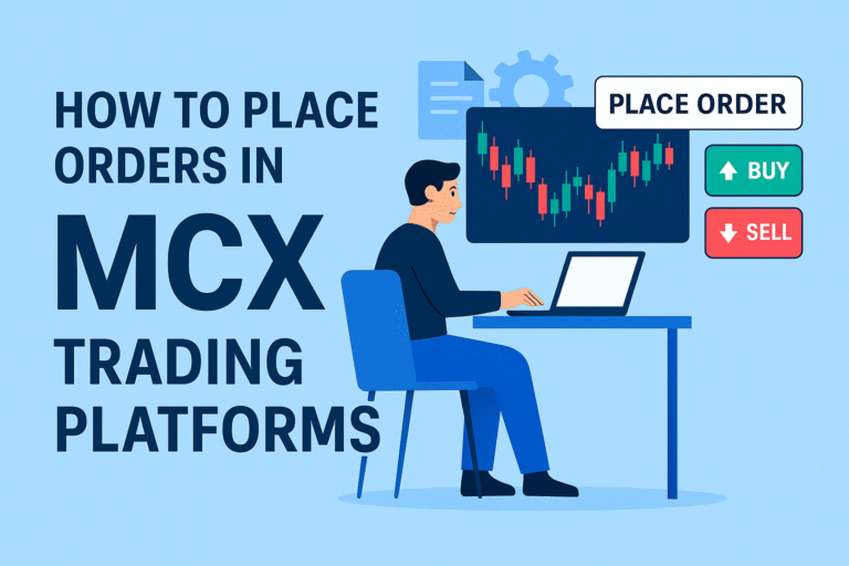 place orders MCX trading